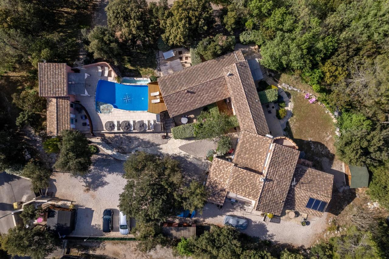 La Rose Des Vents & Spa - Gite Provence Néoules Exterior foto